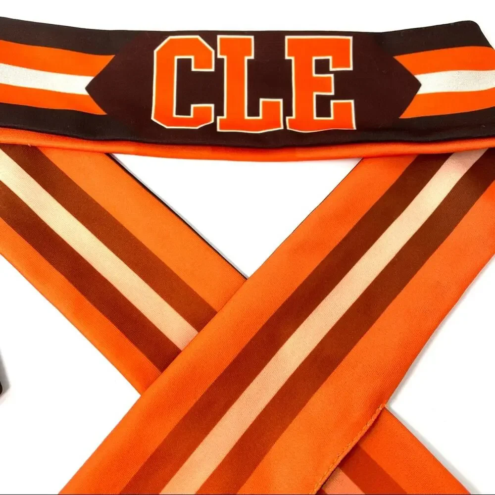 Cleveland Browns Bakerbands Bundle of 2 Reversible Bandanas, Ohio Football NFL